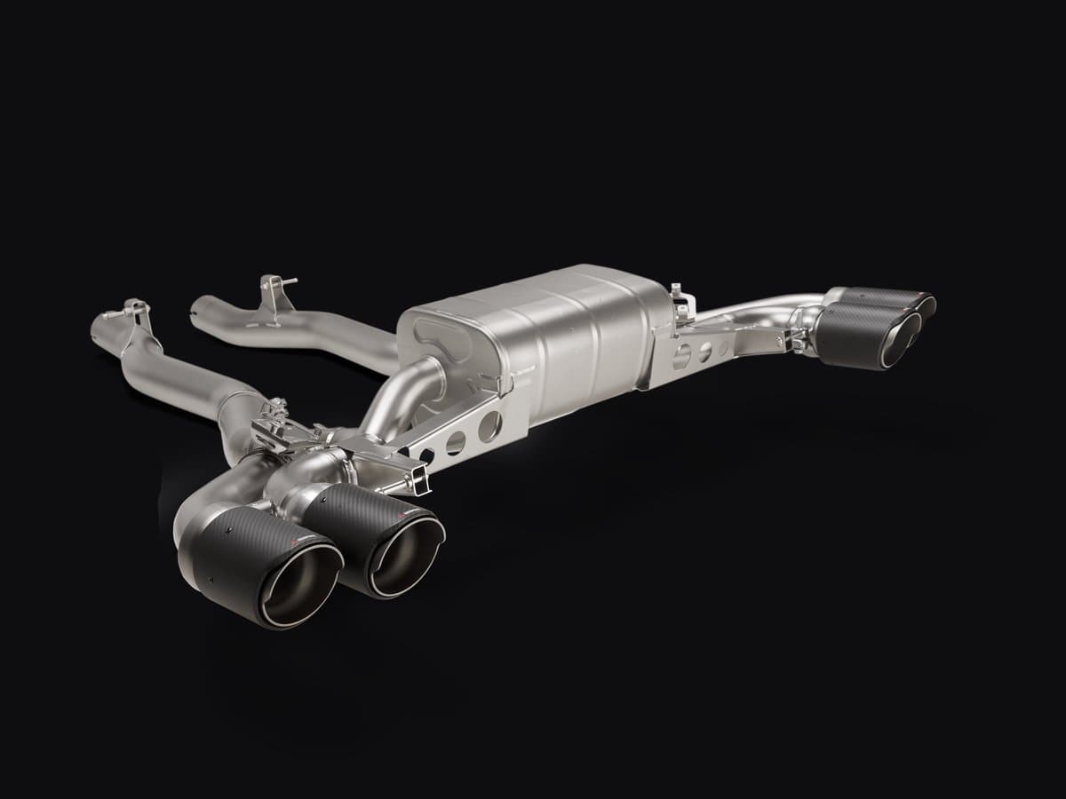 Akrapovič Slip-On Line (Titanio) — para OPF/GPF (incl. Competition y CS) — BMW M5 / M5 Competition (F90 OPF/GPF, 2018-2023)