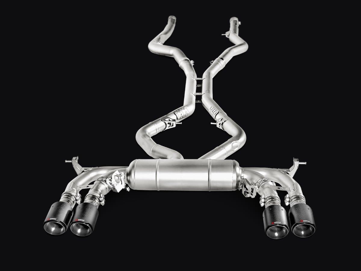 Akrapovič Evolution Line (Titanio) — BMW X6 M (F86, 2015-2018)
