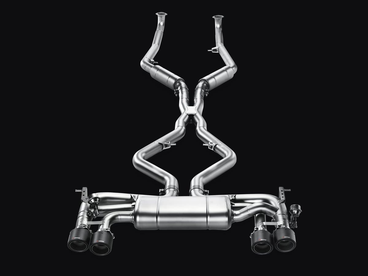 Akrapovič Evolution Line (Titanio) — BMW X6 M (E71, 2009-2014)