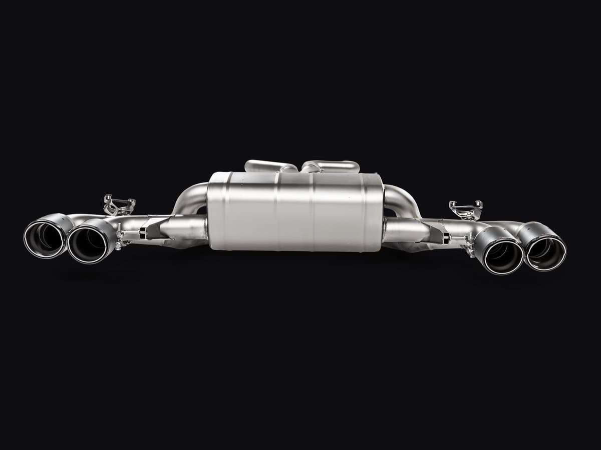 Akrapovič Evolution Line (Titanio) — para vehículos sin OPF (incl. M5 CS) — BMW M5 / M5 Competition (F90, 2018-2023)