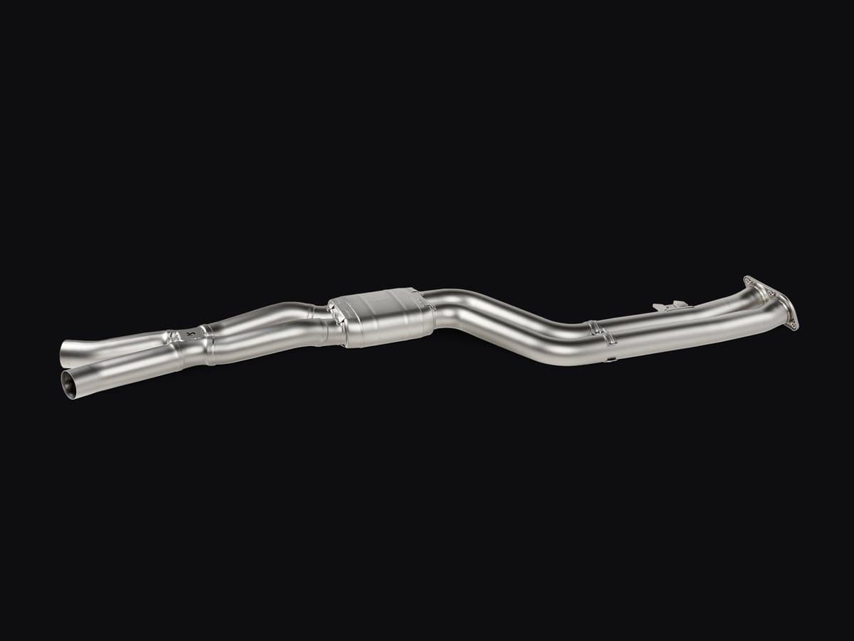 Akrapovič Evolution Link Pipe Set (Titanio) — upgrade del Slip-On a sistema Evolution — BMW X3 M / X4 M (F97/F98, 2019-2024)