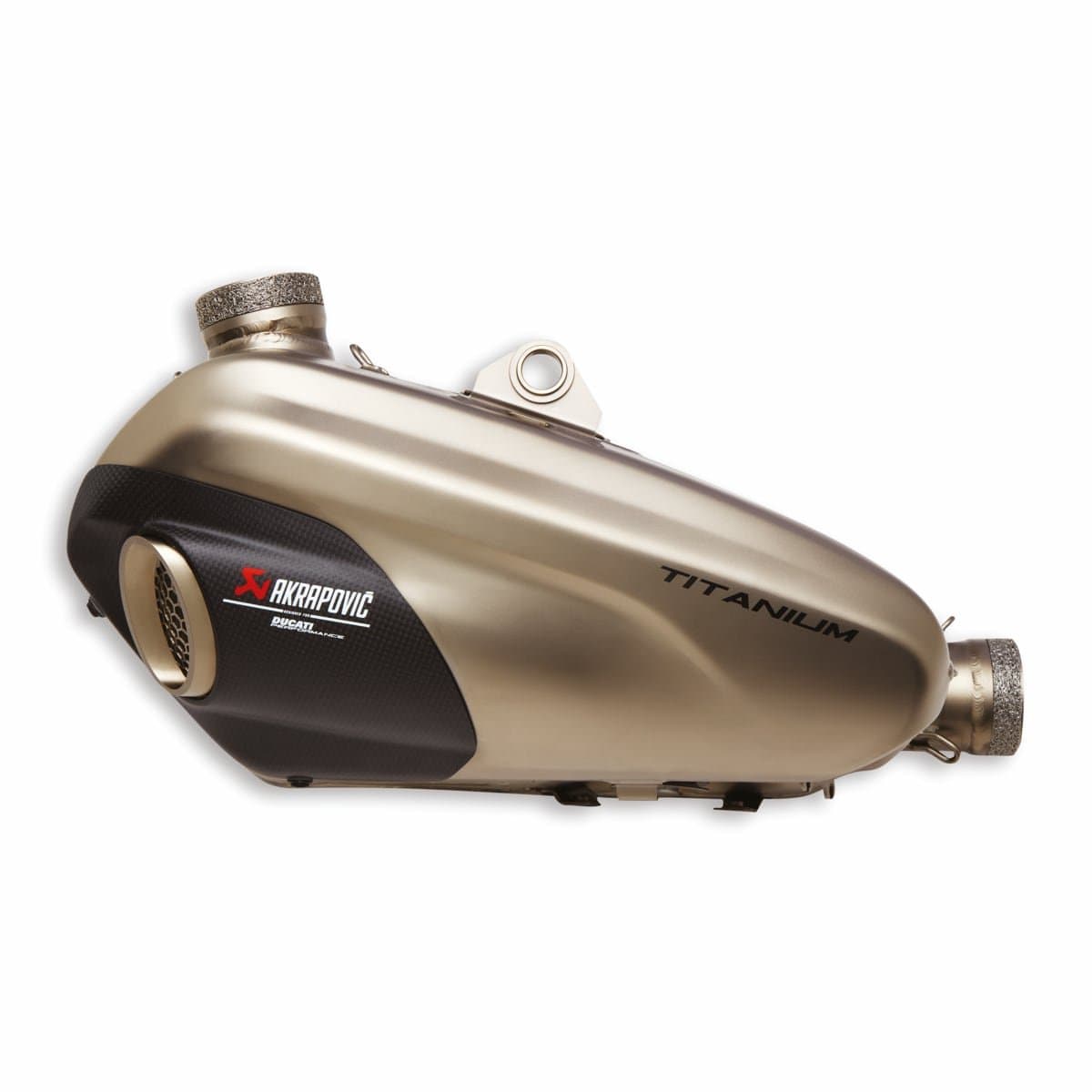 Akrapovič Racing Slip-On (Titanium) — Ducati Performance by Akrapovič — Ducati Panigale V4 / V4 S (2022-2024)