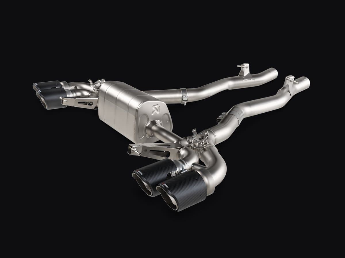 Akrapovič Slip-On Line (Titanio) — para OPF/GPF — BMW M8 / M8 Competition Gran Coupé (F93 OPF/GPF, 2020-2024)